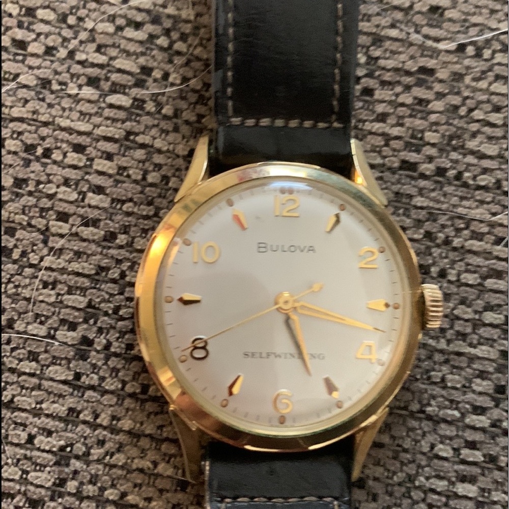 Bulova gold watch